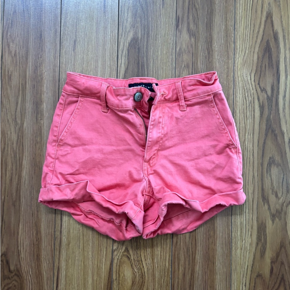 Aeropostale High Waist Coral Shorts